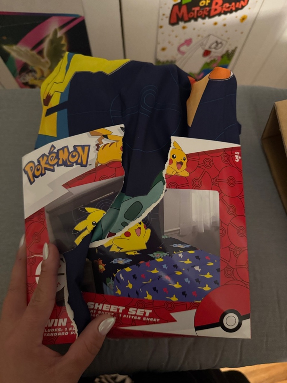 Pokémon Pikachu Twin Fitted Sheet ONLY- BRAND NEW